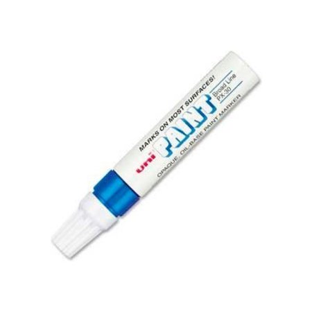 Sanford Sanford® Uni Paint Marker, Oil-Based, Broad, Blue Ink 63733